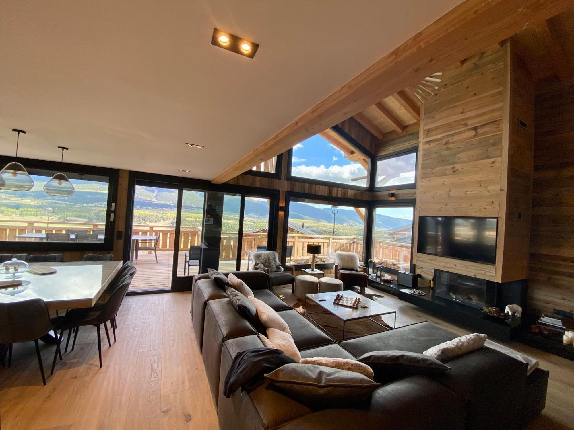 Chalet Aguila - Jacuzzi Et Sauna Panoramique - Construit En 2023 Bolquere Pyrenees 2000 エクステリア 写真