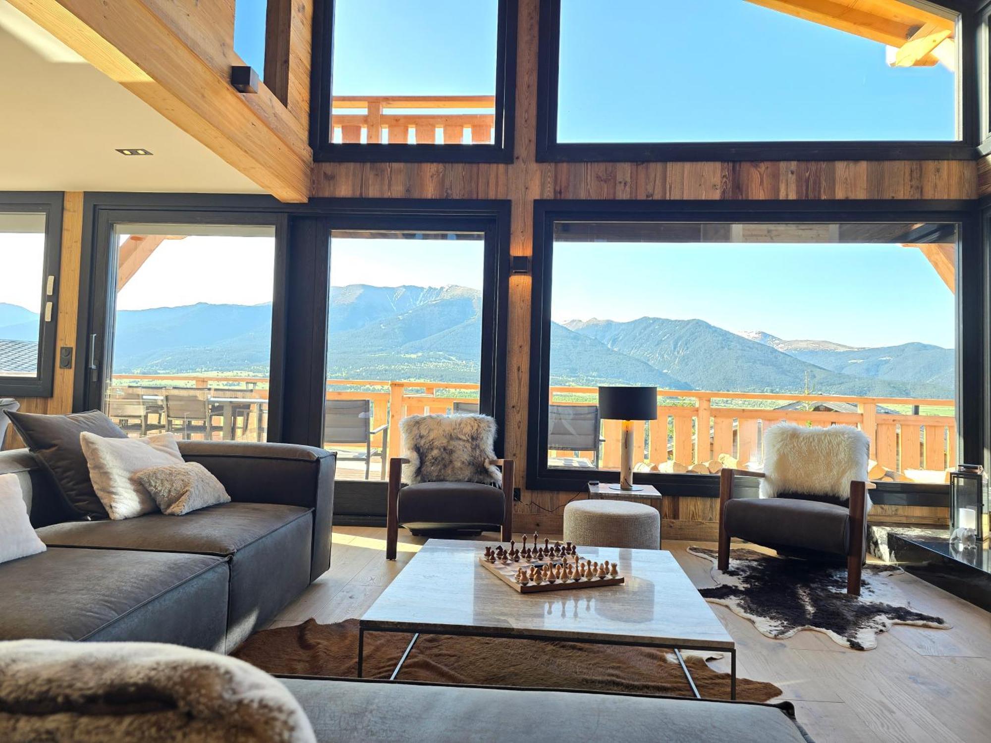 Chalet Aguila - Jacuzzi Et Sauna Panoramique - Construit En 2023 Bolquere Pyrenees 2000 エクステリア 写真